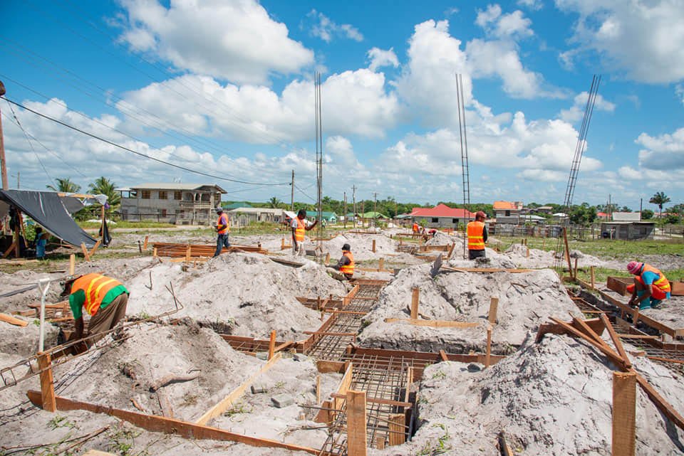 What is the price for a government issued house in Linden Guyana